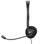 Trust 24659 Auriculares Chat Headset con Micrófono Jack 3,5 Negros
